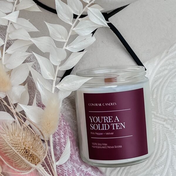 Contrail Candles - 8oz You're a Solid Ten Candle